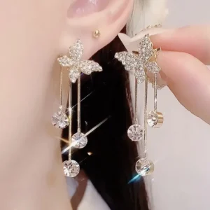 Fashion Delicate Crystal Women’s Drop Earrings Girls